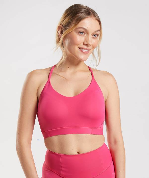 Damske Športové Podprsenky Gymshark Studio Ruzove | YS7819602